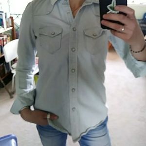 100% cotton vertical striped top